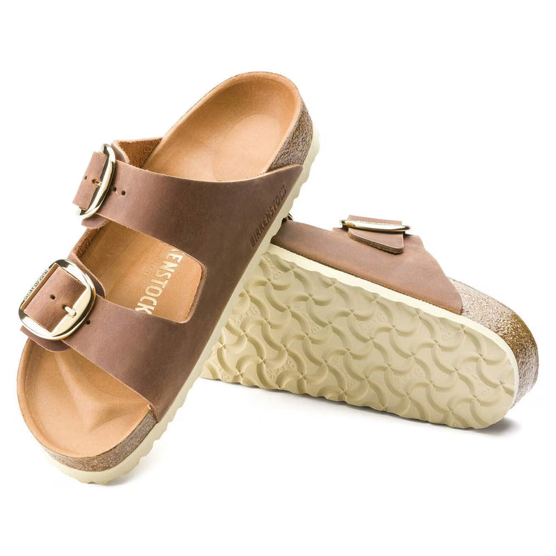 Birkenstock Women's Arizona Big Buckle  Oiled Leather - Cognac