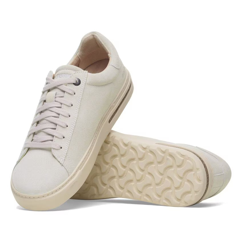 Birkenstock Women's Bend Low Suede Leather - Antique White