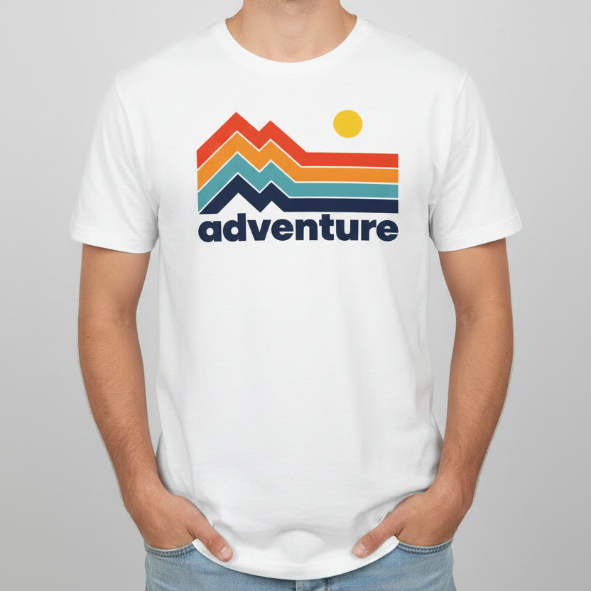 Rak Outfitters Unisex Adventure Tee, White Triblend