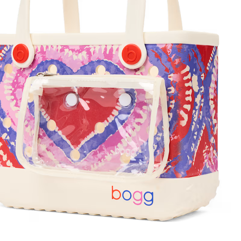Bogg Bag Bitty Dye-licious Heart Buoy Red