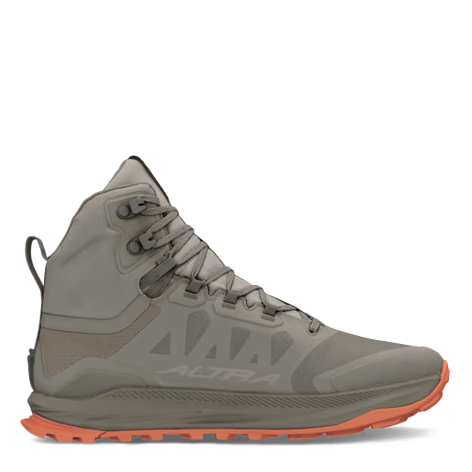 Altra Men's Lone Peak 9 WP Mid, Brown/Taupe
