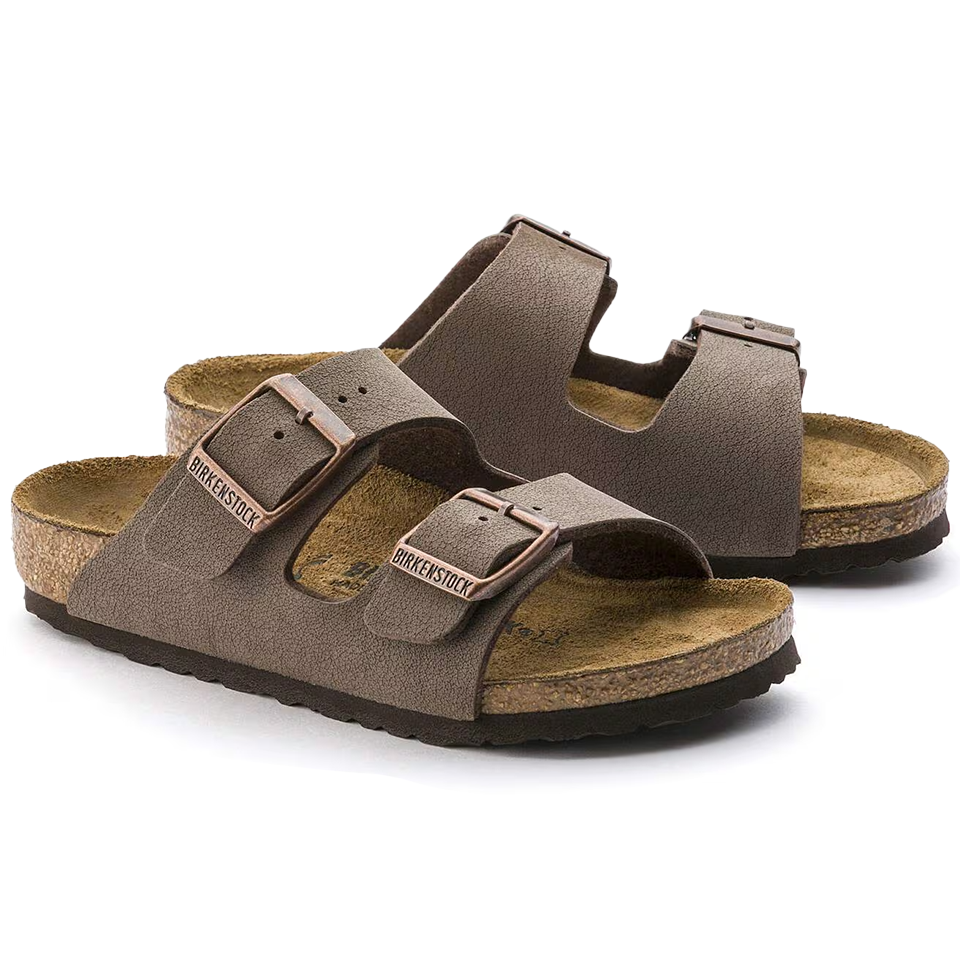 Birkenstock Kids Arizona Birkibuc - Mocha