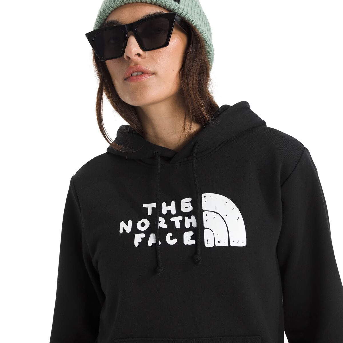 The North Face Women’s Evolution Sketch Logo Half Dome Hoodie—Graphic